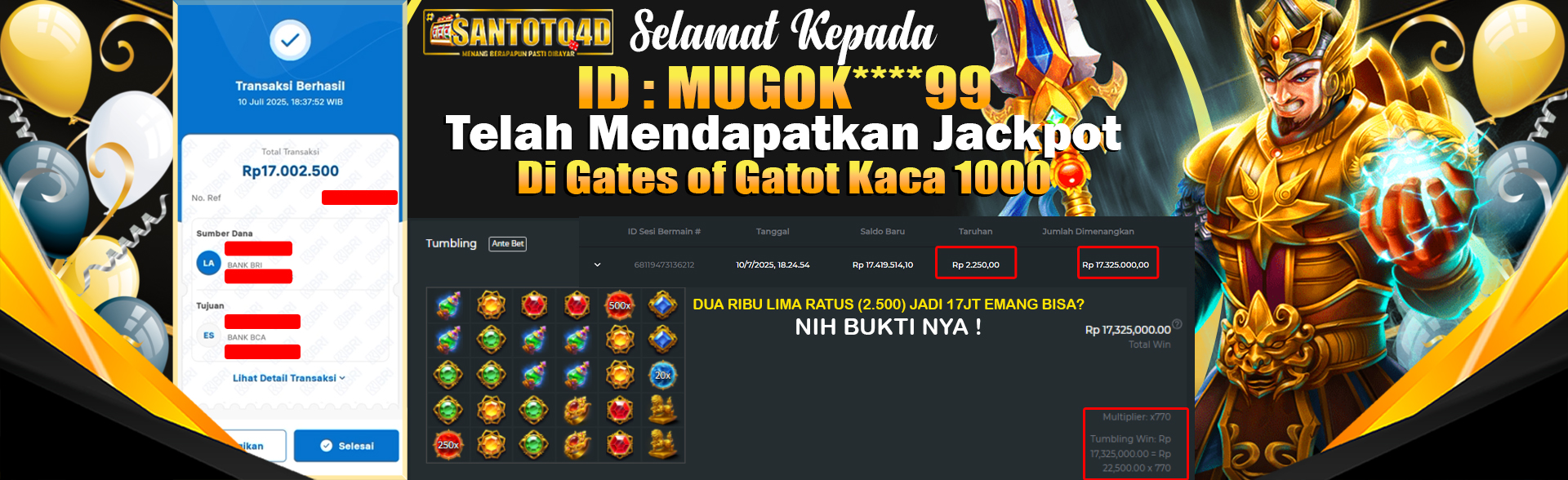 JACKPOT MEMBER